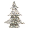 Rattan Xmas Tree With Warm White LED Lights