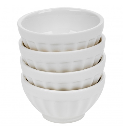 4 Pc Ceramic Snack Dishes