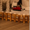 Snowy LED Wooden Fences