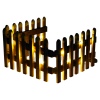 Snowy LED Wooden Fences