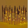 Snowy LED Wooden Fences