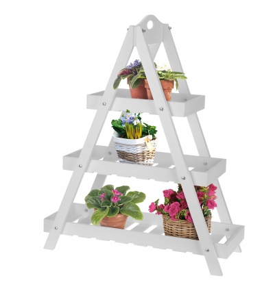 3 Tier Wooden Flower Stand