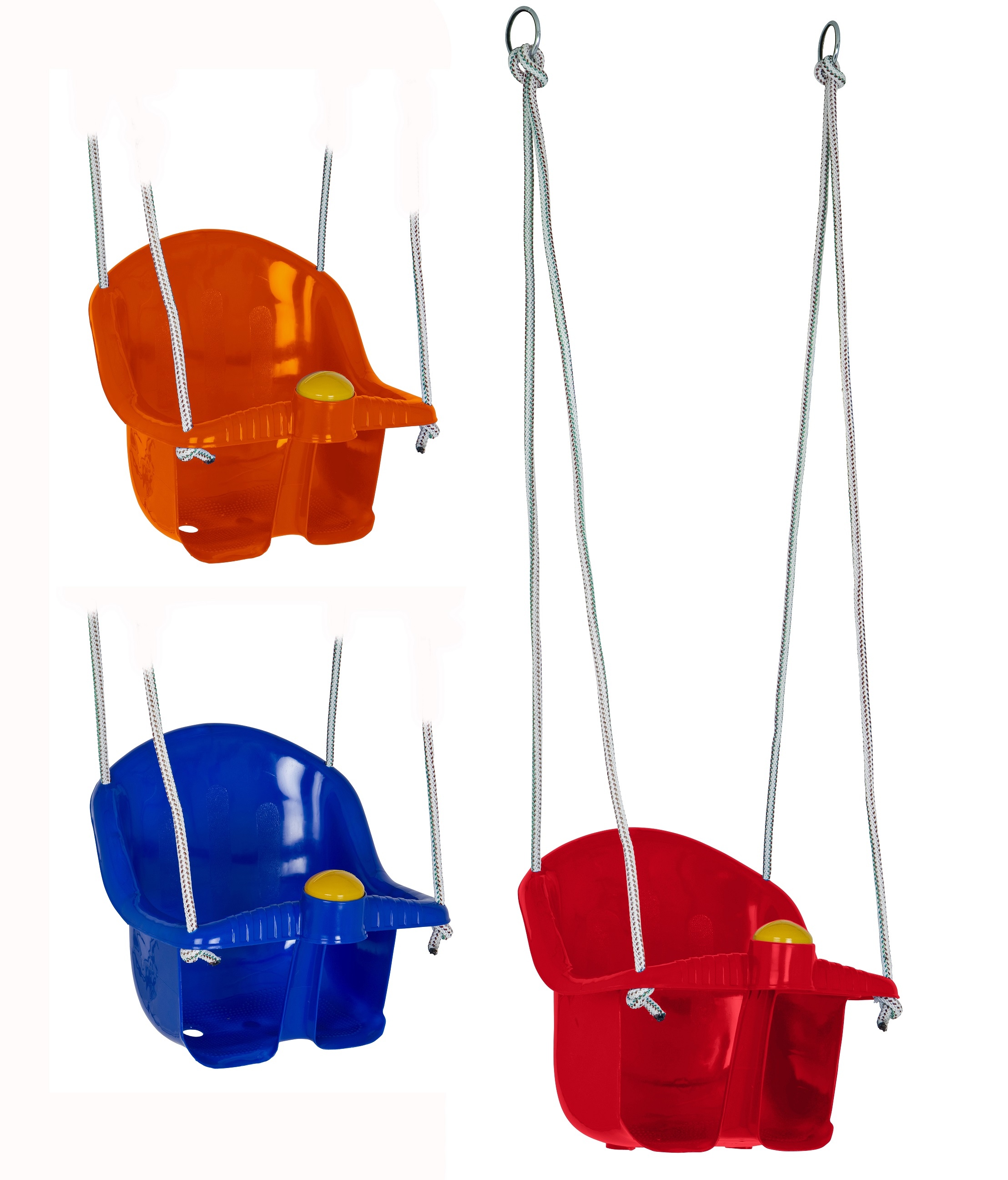 Childrens Plastic Swing Rope Seat With 