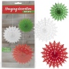 Christmas Hanging Honeycomb Decoration