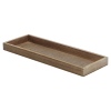 Brown Shallow Wooden Decor Tray