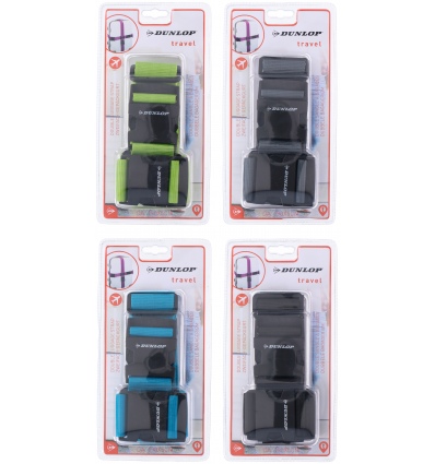 Dunlop 2 Pc Luggage Straps (colours vary) [102900]