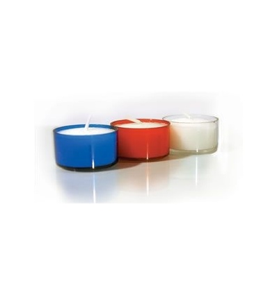 100 x Votive Candles - Blue