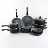 FORGECROSS Black Marble Forged Aluminium Pots & Pans