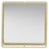 GOLD HOME Square Mirror Tray Set Of 2 [533463]