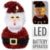 26cm Tinsel Xmas Characters With Led