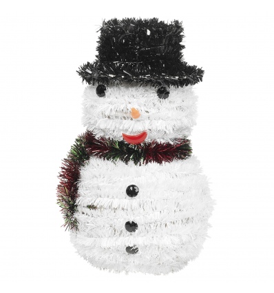 26cm Tinsel Xmas Characters With Led