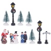 14 Piece Large Light Up Christmas Village Scene Set [544187]