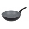 28cm FORGECROSS Black Marble Forged Aluminium Large Wok [514863]