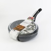 24cm FORGECROSS Black Marble Pressed Aluminium Deep Frying Pan [514870]