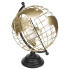 Industrial Style Metal Gold Skeleton World Globe [730214]]