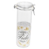 Bormioli Rocco Fido Cylinder Storage Jars Clear Lid