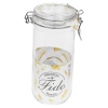 Bormioli Rocco Fido Cylinder Storage Jars Clear Lid