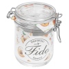 Bormioli Rocco Fido Cylinder Storage Jars Clear Lid