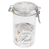 Bormioli Rocco Fido Cylinder Storage Jars Clear Lid