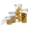 Bormioli Rocco Fido Cylinder Storage Jars Clear Lid