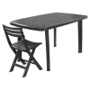 Large Collapsible Dining Garden Patio Table [609907]]