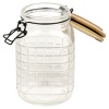 Bamboo Lid Embossed Food Storage Jar [950469]]