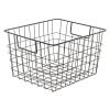 Black Metal Wire Basket 32x29x19cm [098697]