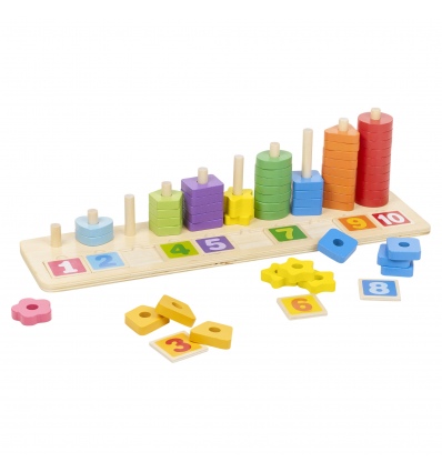 URBN-TOYS Wooden Number Matching Board (AC7320) [506547]