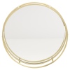 GOLD HOME 2Pcs Metal Mirror Tray Set