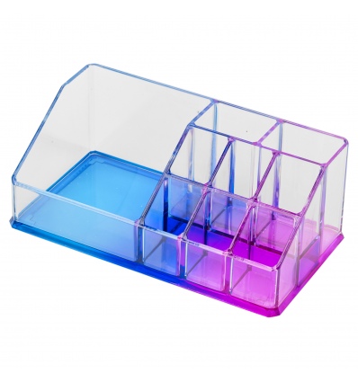 Multicoloured Acrylic Make Up Box Organiser