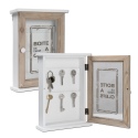 Wooden Key Cabinet With Glass Door [291585]