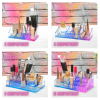 Multicoloured Acrylic Make Up Box Organiser