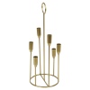 6 Arm Brass Gold Candelabra [990373]]