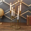 6 Arm Brass Gold Candelabra [990373]]