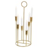 6 Arm Brass Gold Candelabra [990373]]