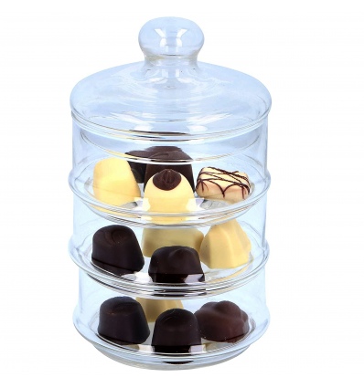 3 Tier Stackable Candy Storage Jar [148267]