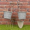 Spade Or Rake Hanging Flower Basket [788901]