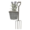 Spade Or Rake Hanging Flower Basket [788901]