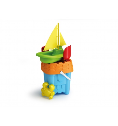 Beach Toy Bucket Set[With Boat [118400]]