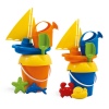 Plastic Beach Sand Toy Set 2ASS With A Sail Boat [646002]