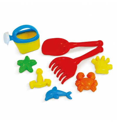 8 Pc Sand Molding Play Set With Watering Can [256003]