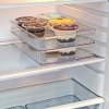 4 Pcs Large Fridge Organiser tray set.