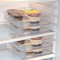 4 Pcs Large Fridge Organiser tray set.