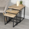 3Pc Teak Nesting Tables [822209]]