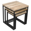 3Pc Teak Nesting Tables [822209]]