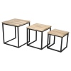 3Pc Teak Nesting Tables [822209]]