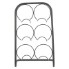 6 Bottle Black Metal Wine Rack [117289]]