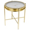 Gold Clock Side Table [181808]