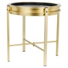 Gold Clock Side Table [181808]