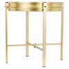 Gold Clock Side Table [181808]